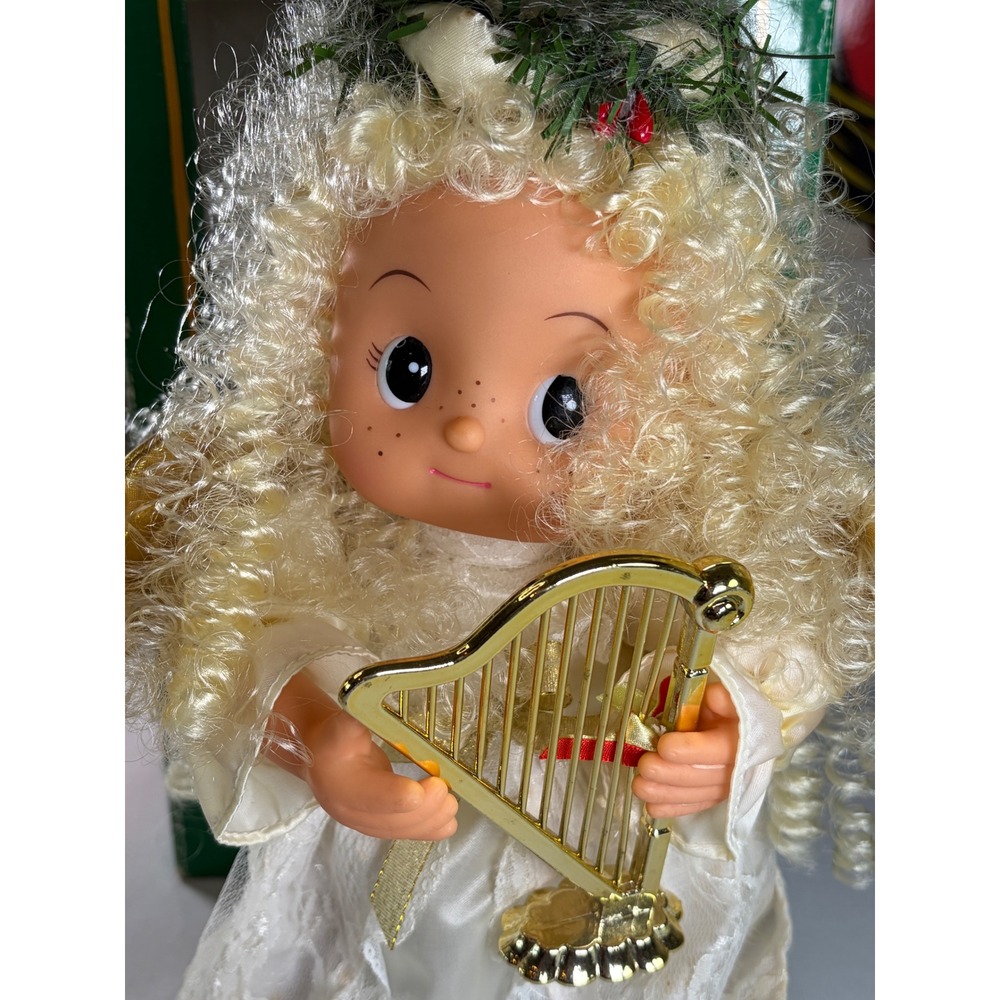 Vintage Telco Motion-ettes Small Fry Angel Animated Doll Harp Non-Working